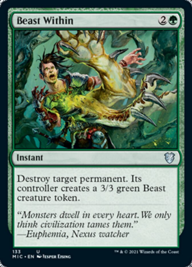 Beast Within [Innistrad: Midnight Hunt Commander] | Gaming Infinity