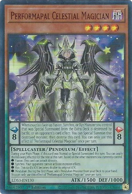 Performapal Celestial Magician (Red) [LDS3-EN130] Ultra Rare | Gaming Infinity