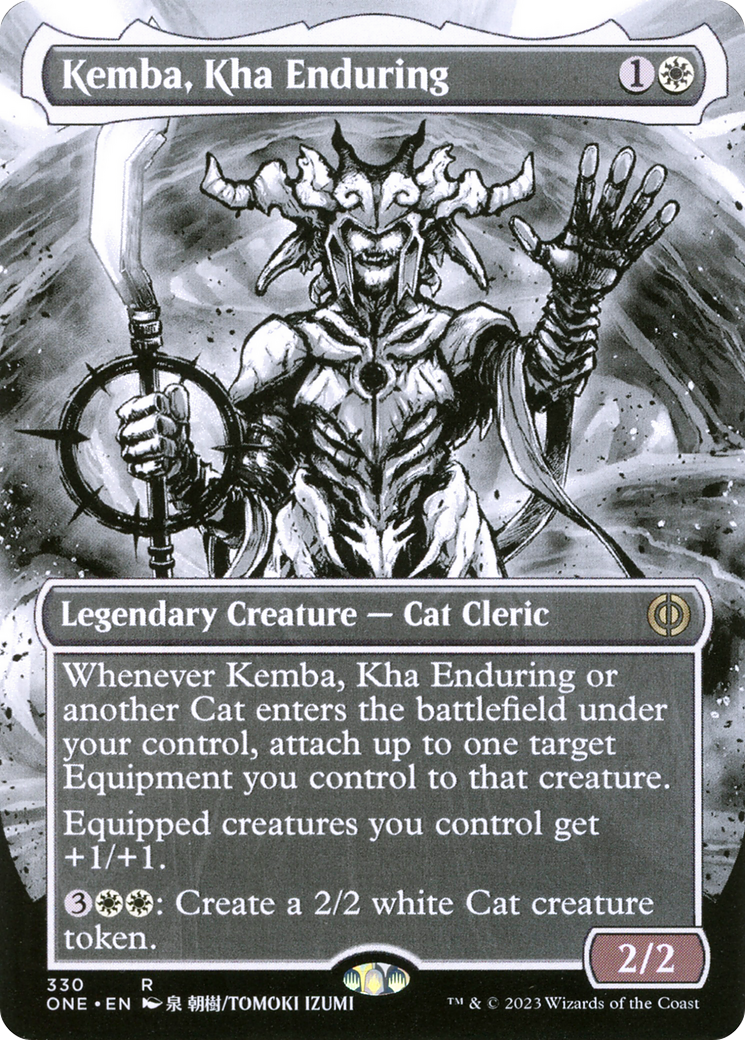 Kemba, Kha Enduring (Borderless Manga) [Phyrexia: All Will Be One] | Gaming Infinity