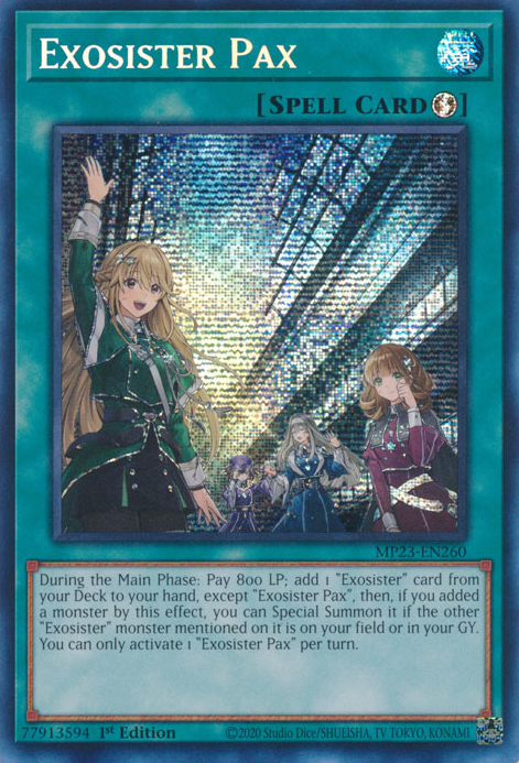 Exosister Pax [MP23-EN260] Prismatic Secret Rare | Gaming Infinity