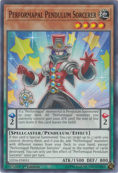 Performapal Pendulum Sorcerer [LED6-EN051] Common | Gaming Infinity