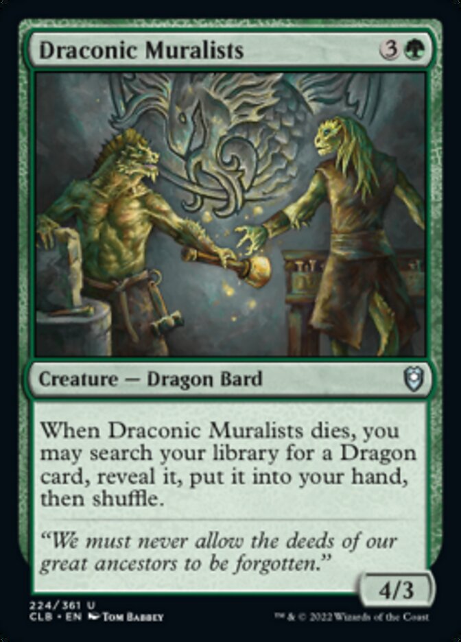 Draconic Muralists [Commander Legends: Battle for Baldur's Gate] | Gaming Infinity