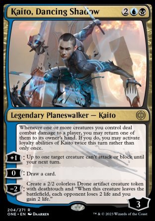 Kaito, Dancing Shadow (Promo Pack) [Phyrexia: All Will Be One Promos] | Gaming Infinity