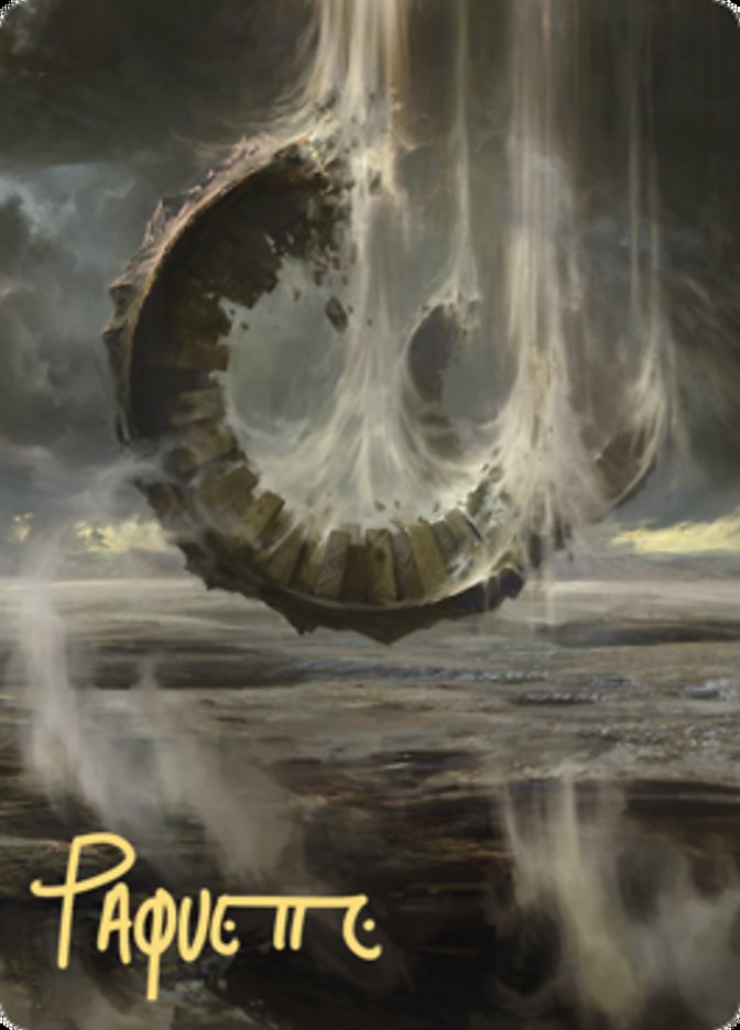 Wasteland Art Card (Gold-Stamped Signature) [Zendikar Rising Art Series] | Gaming Infinity