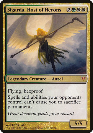 Sigarda, Host of Herons (Oversized) [Open the Helvault] | Gaming Infinity