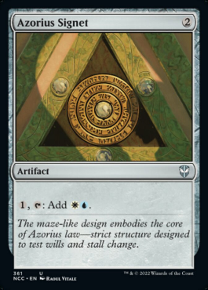 Azorius Signet [Streets of New Capenna Commander] | Gaming Infinity