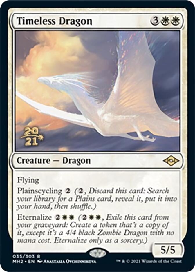 Timeless Dragon [Modern Horizons 2 Prerelease Promos] | Gaming Infinity