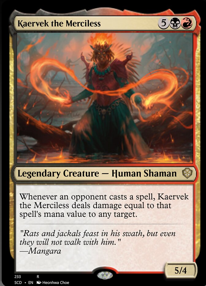 Kaervek the Merciless [Starter Commander Decks] | Gaming Infinity