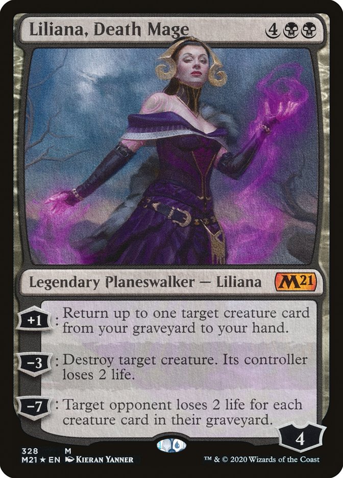 Liliana, Death Mage [Core Set 2021] | Gaming Infinity