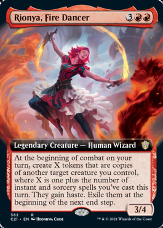 Rionya, Fire Dancer (Extended) [Commander 2021] | Gaming Infinity