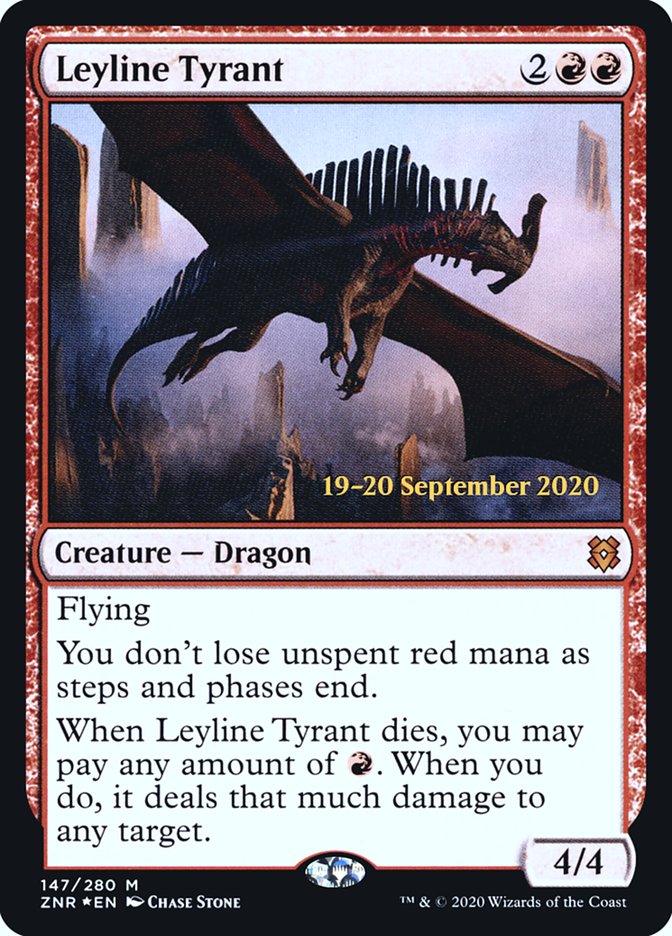 Leyline Tyrant  [Zendikar Rising Prerelease Promos] | Gaming Infinity