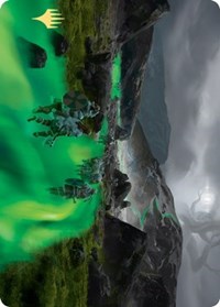 Path to the World Tree Art Card (Gold-Stamped Signature) [Kaldheim: Art Series] | Gaming Infinity