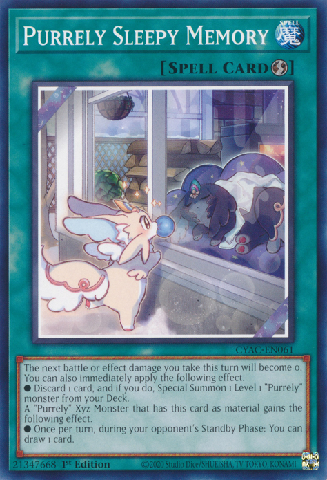 Purrely Sleepy Memory [CYAC-EN061] Common | Gaming Infinity
