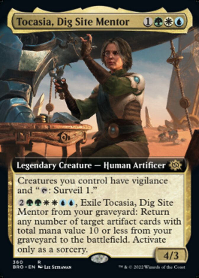 Tocasia, Dig Site Mentor (Extended Art) [The Brothers' War] | Gaming Infinity