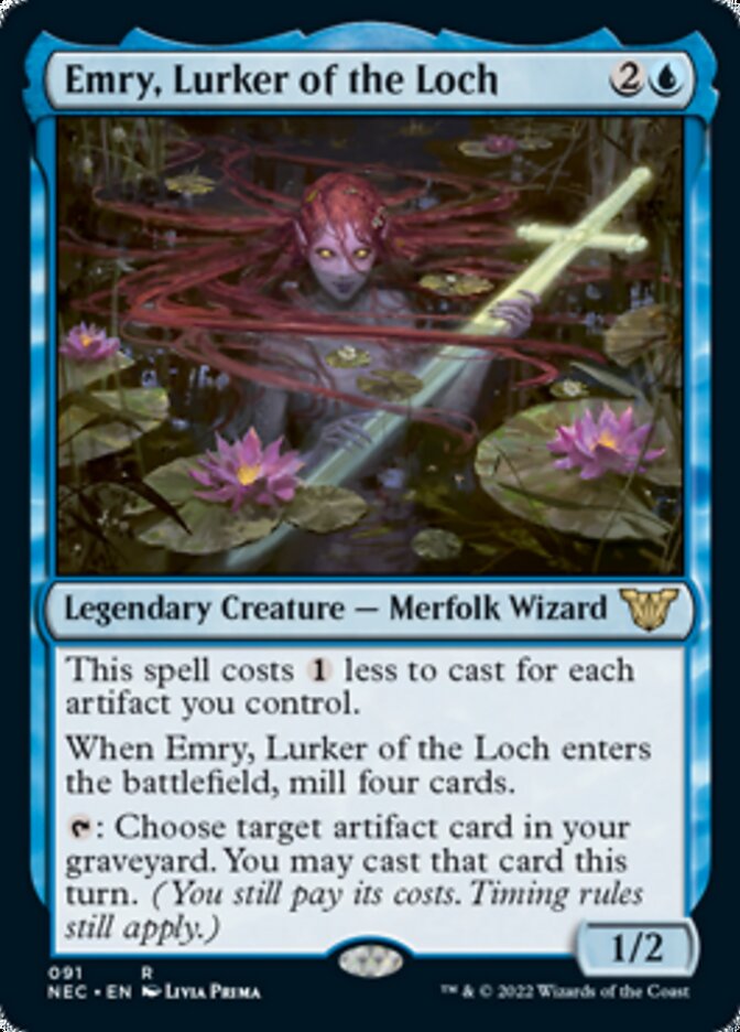 Emry, Lurker of the Loch [Kamigawa: Neon Dynasty Commander] | Gaming Infinity