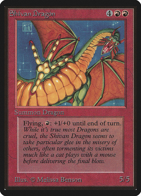 Shivan Dragon [Limited Edition Beta] | Gaming Infinity