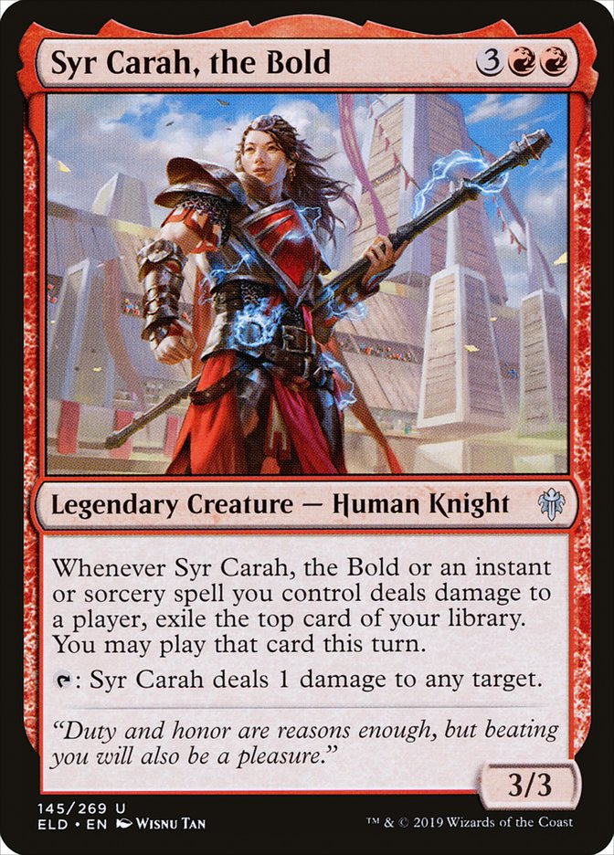 Syr Carah, the Bold [Throne of Eldraine] | Gaming Infinity