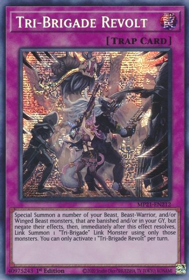 Tri-Brigade Revolt [MP21-EN212] Prismatic Secret Rare | Gaming Infinity