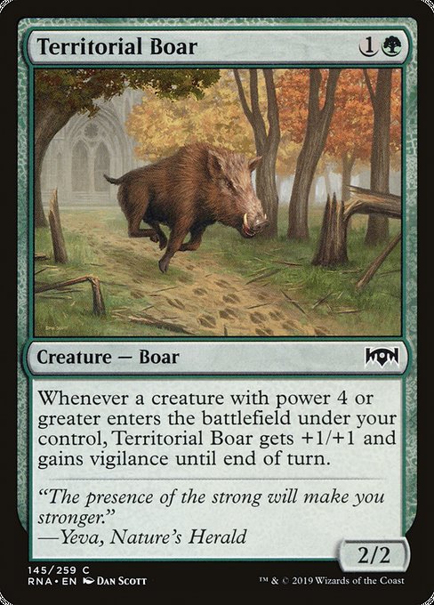 Territorial Boar [Ravnica Allegiance] | Gaming Infinity