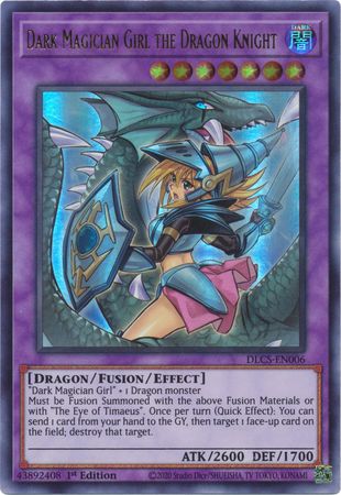 Dark Magician Girl the Dragon Knight (Alternate Art) (Purple) [DLCS-EN006] Ultra Rare | Gaming Infinity