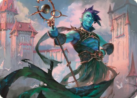 Haughty Djinn Art Card [Dominaria United Art Series] | Gaming Infinity
