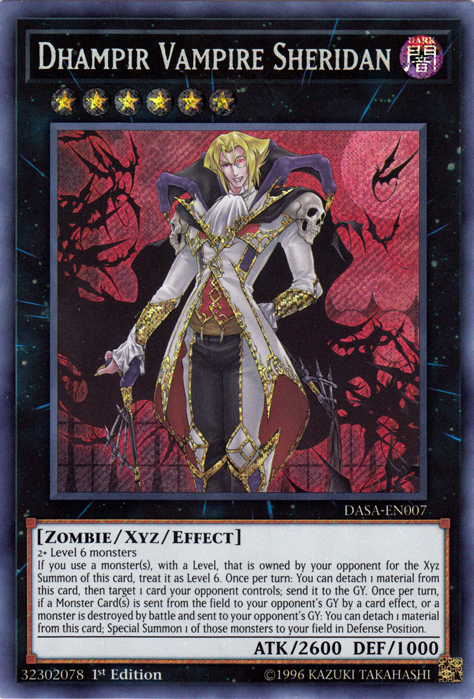 Dhampir Vampire Sheridan [DASA-EN007] Secret Rare | Gaming Infinity