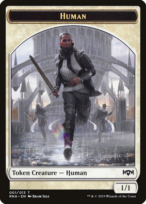 Human Token [Ravnica Allegiance Tokens] | Gaming Infinity