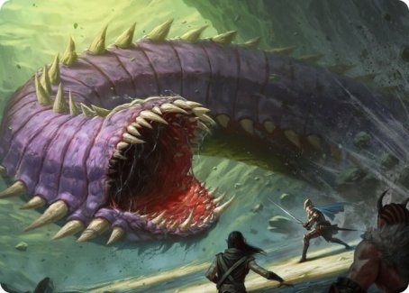 Purple Worm Art Card [Dungeons & Dragons: Adventures in the Forgotten Realms Art Series] | Gaming Infinity