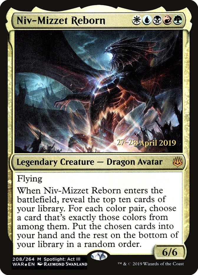 Niv-Mizzet Reborn  [War of the Spark Prerelease Promos] | Gaming Infinity