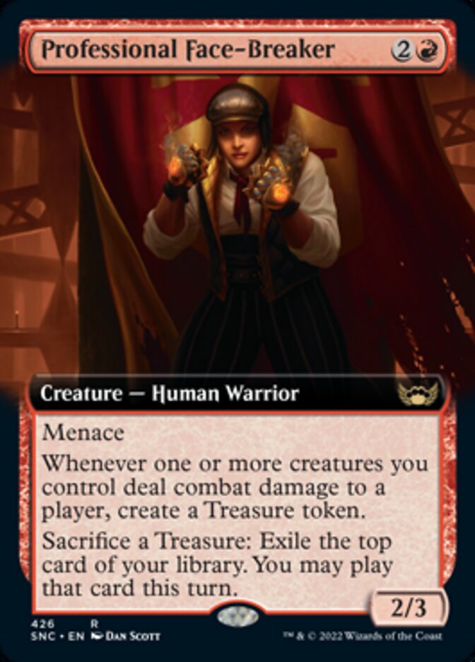 Professional Face-Breaker (Extended Art) [Streets of New Capenna] | Gaming Infinity