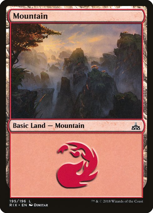 Mountain [Rivals of Ixalan] | Gaming Infinity