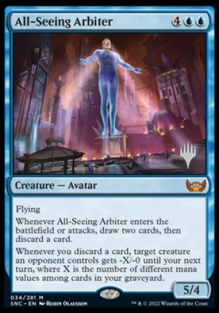 All-Seeing Arbiter (Promo Pack) [Streets of New Capenna Promos] | Gaming Infinity