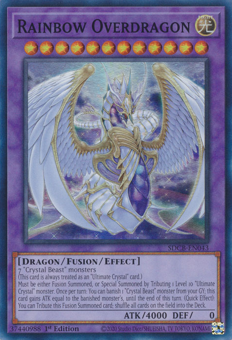 Rainbow Overdragon [SDCB-EN043] Super Rare | Gaming Infinity