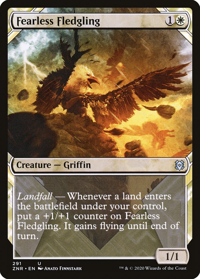 Fearless Fledgling (Showcase) [Zendikar Rising] | Gaming Infinity