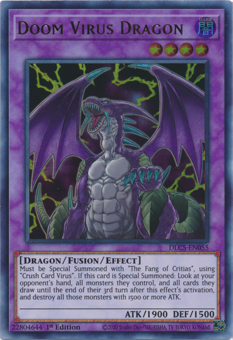 Doom Virus Dragon [DLCS-EN055] Ultra Rare | Gaming Infinity