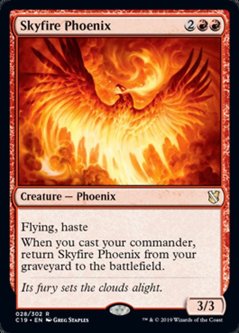 Skyfire Phoenix [Commander 2019] | Gaming Infinity