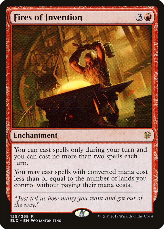 Fires of Invention [Throne of Eldraine] | Gaming Infinity