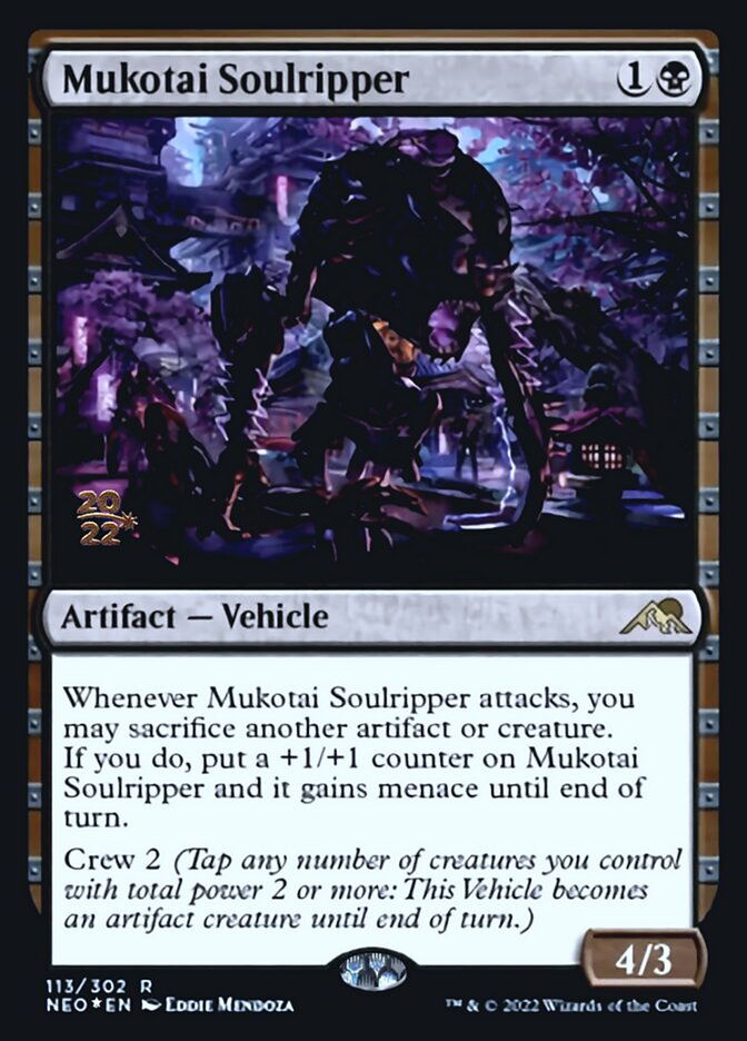 Mukotai Soulripper [Kamigawa: Neon Dynasty Prerelease Promos] | Gaming Infinity