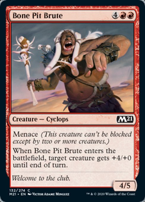 Bone Pit Brute [Core Set 2021] | Gaming Infinity