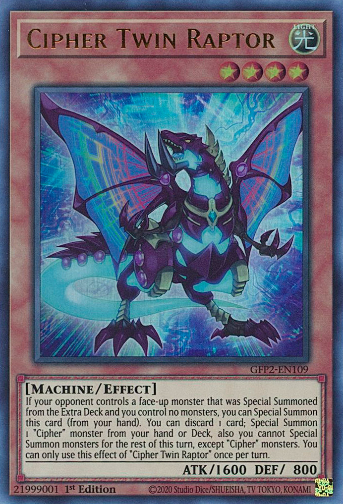 Cipher Twin Raptor [GFP2-EN109] Ultra Rare | Gaming Infinity