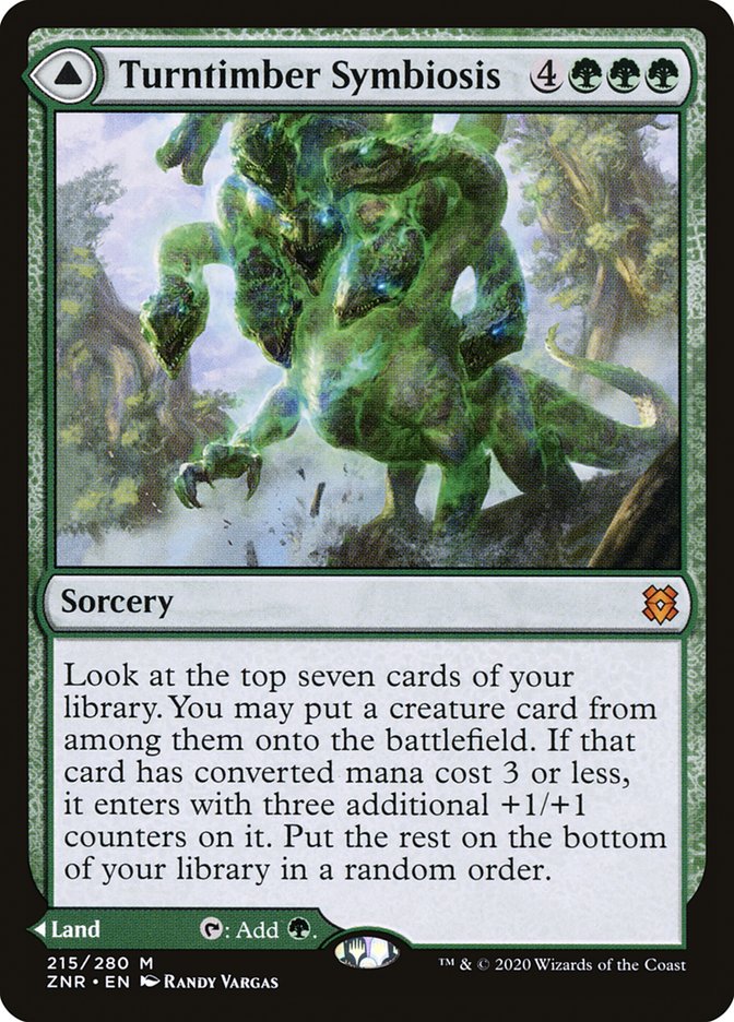 Turntimber Symbiosis // Turntimber, Serpentine Wood [Zendikar Rising] | Gaming Infinity