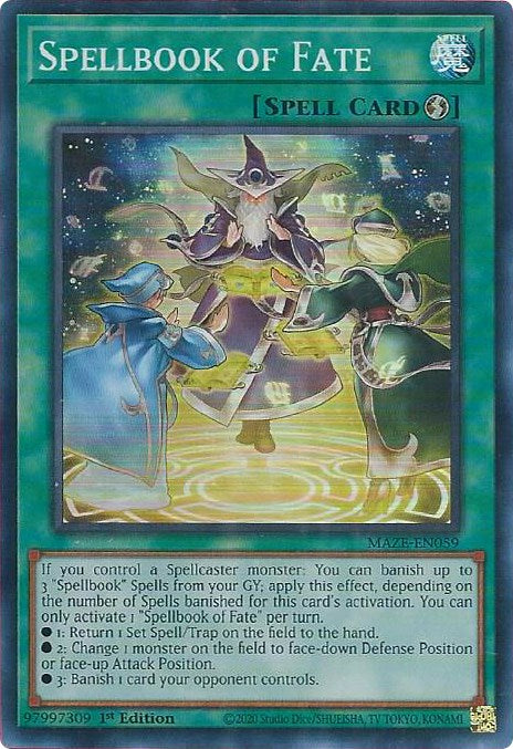 Spellbook of Fate [MAZE-EN059] Super Rare | Gaming Infinity
