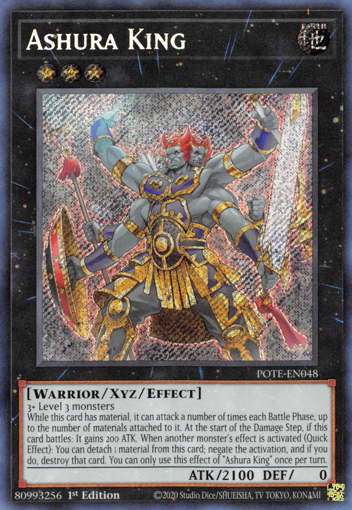 Ashura King [POTE-EN048] Secret Rare | Gaming Infinity