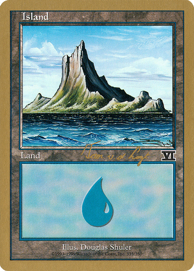 Island (tvdl335) (Tom van de Logt) [World Championship Decks 2000] | Gaming Infinity