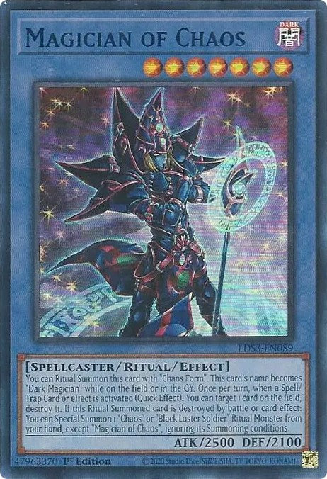 Magician of Chaos (Blue) [LDS3-EN089] Ultra Rare | Gaming Infinity