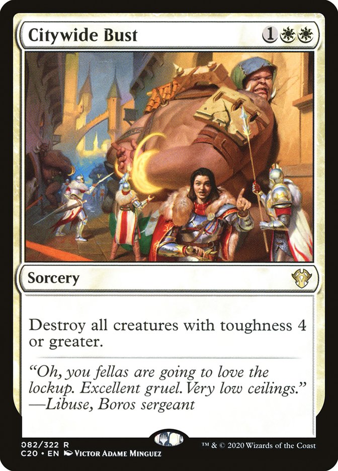 Citywide Bust [Commander 2020] | Gaming Infinity