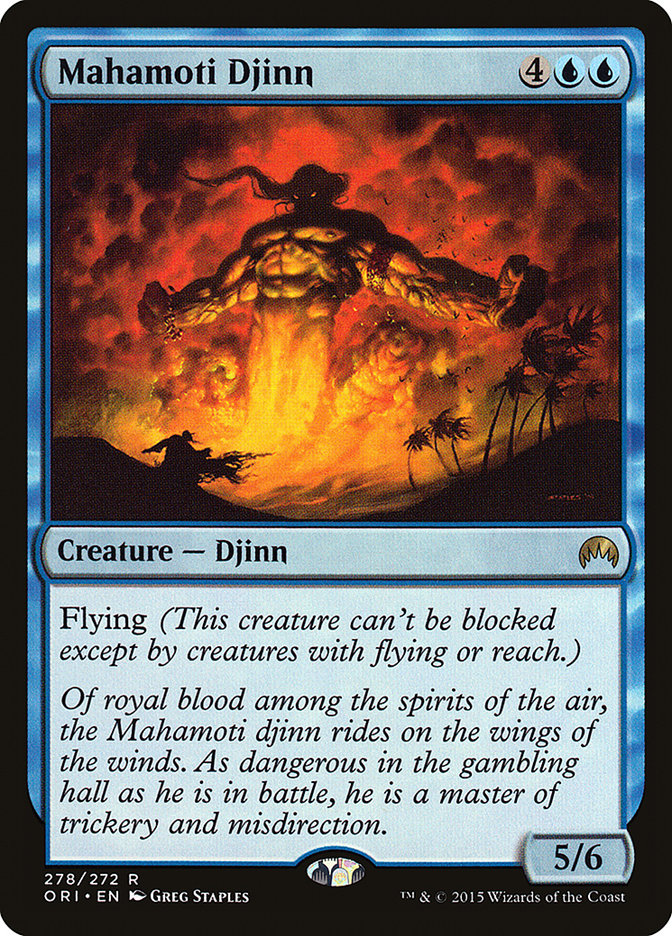 Mahamoti Djinn [Magic Origins] | Gaming Infinity