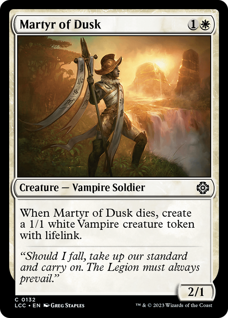 Martyr of Dusk [The Lost Caverns of Ixalan Commander] | Gaming Infinity