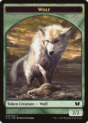 Wolf // Zombie Double-Sided Token [Commander 2015 Tokens] | Gaming Infinity