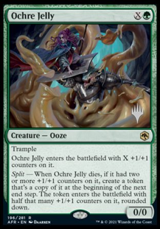 Ochre Jelly (Promo Pack) [Dungeons & Dragons: Adventures in the Forgotten Realms Promos] | Gaming Infinity